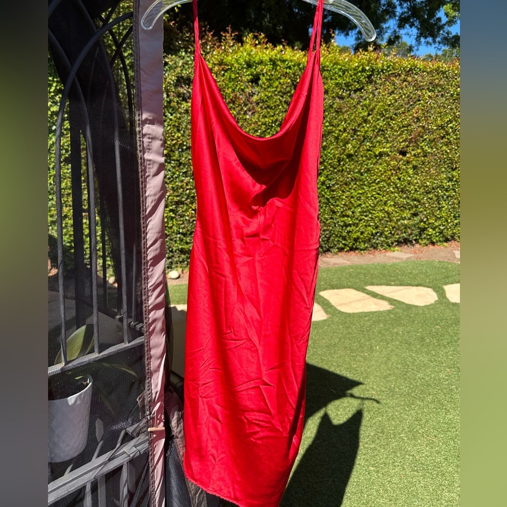 Current Mood- Red Slip Dress